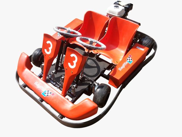 Twin Seater Rental Kart